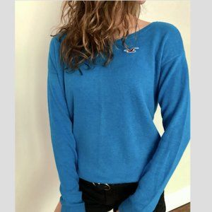Blue Hollister Sweater